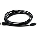 Monoprice IEEE-1394 FireWire iLink DV Cable 6P-4P M/M - 10ft (BLACK)