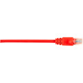 Black Box CAT5e Value Line Patch Cable, Stranded, Red, 10-Ft. (3.0-m), 10-Pack
