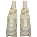 Eaton Tripp Lite Series Cat6 Gigabit Snagless Molded (UTP) Ethernet Cable (RJ45 M/M), PoE, White, 6 ft. (1.83 m)