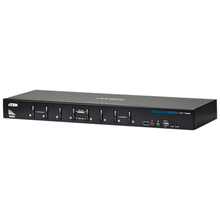 ATEN 8-Port USB DVI Dual Link KVM Switch-TAA Compliant