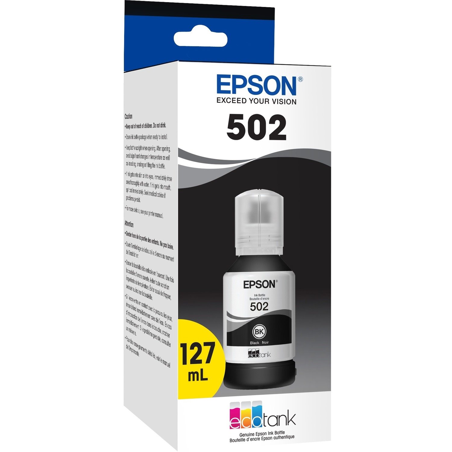 Epson T502, Black Ink Bottle