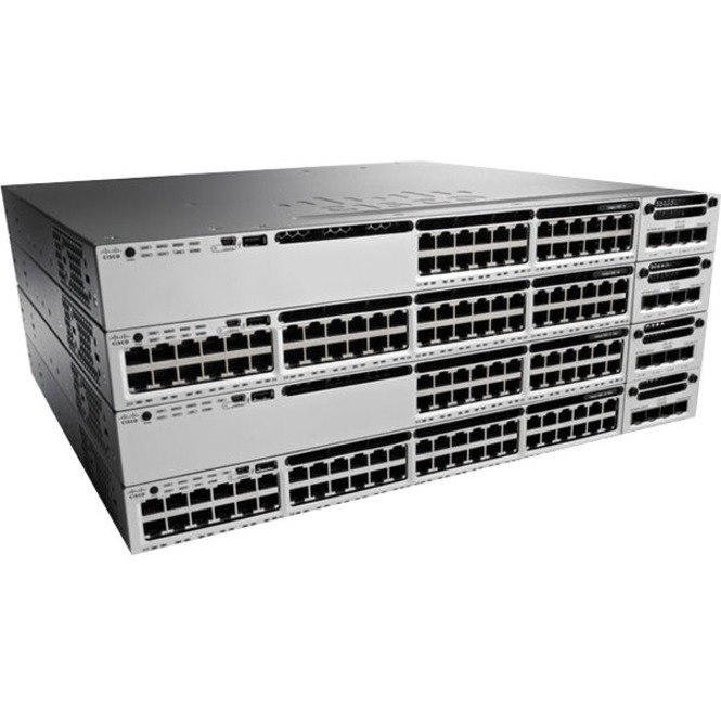 Cisco Catalyst 3850-48T 48 Ports Manageable Ethernet Switch - Refurbished