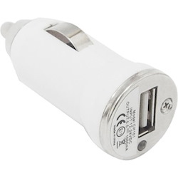 4XEM Universal USB Car Charger For iPhone/iPod/USB Devices (White)