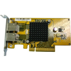 QNAP LAN-1G2T-D Gigabit Ethernet Card for PC - 1000Base-X - Plug-in Card