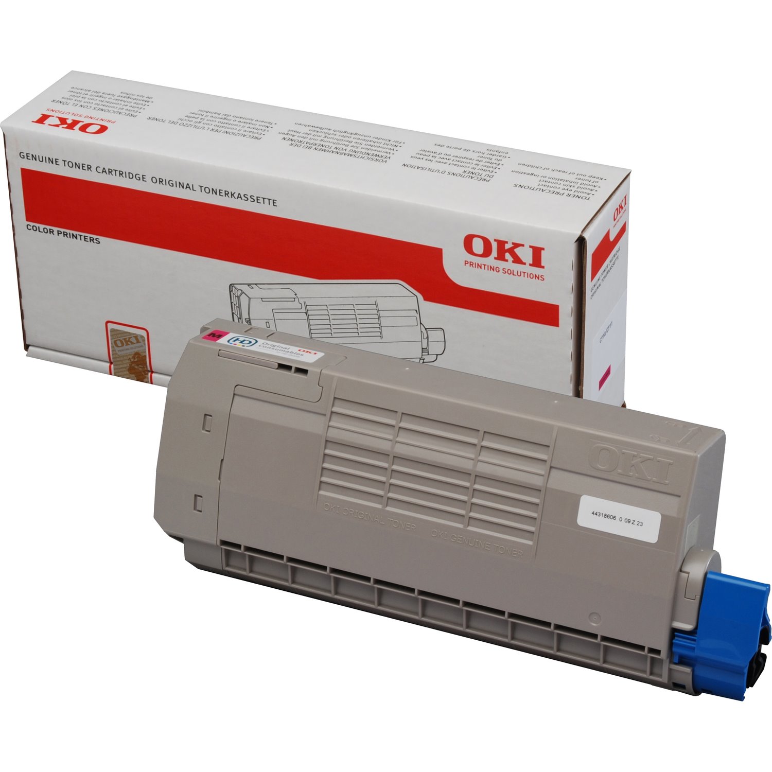 Oki 44318606 Original LED Toner Cartridge - Magenta Pack