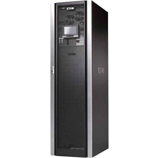 Eaton 93PM Series UPS, Double-conversion, Tower, Floor, Free standing model, Black, Nema 1, 30000, 30000, Up to 97%, Up to 99%, 480 VAC, 480 VAC, IEC 61000-4-5, Yes, 1, Fixed connection, 480 VAC, +10% / -15%, 50/60 Hz, ? 0.99, Sine Wave, 48