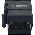 Tripp Lite by Eaton HDMI Keystone/Panel-Mount Coupler (F/F) - 8K 60 Hz, Black