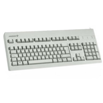 CHERRY G80-3000 Keyboard - Cable Connectivity - PS/2, USB Interface - English (US) - Light Grey