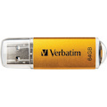 Verbatim 64 GB USB 3.0 Flash Drive - Gold