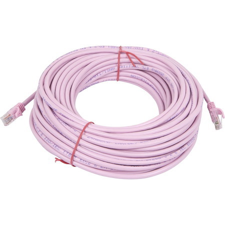 Monoprice FLEXboot Series Cat5e 24AWG UTP Ethernet Network Patch Cable, 75ft Pink