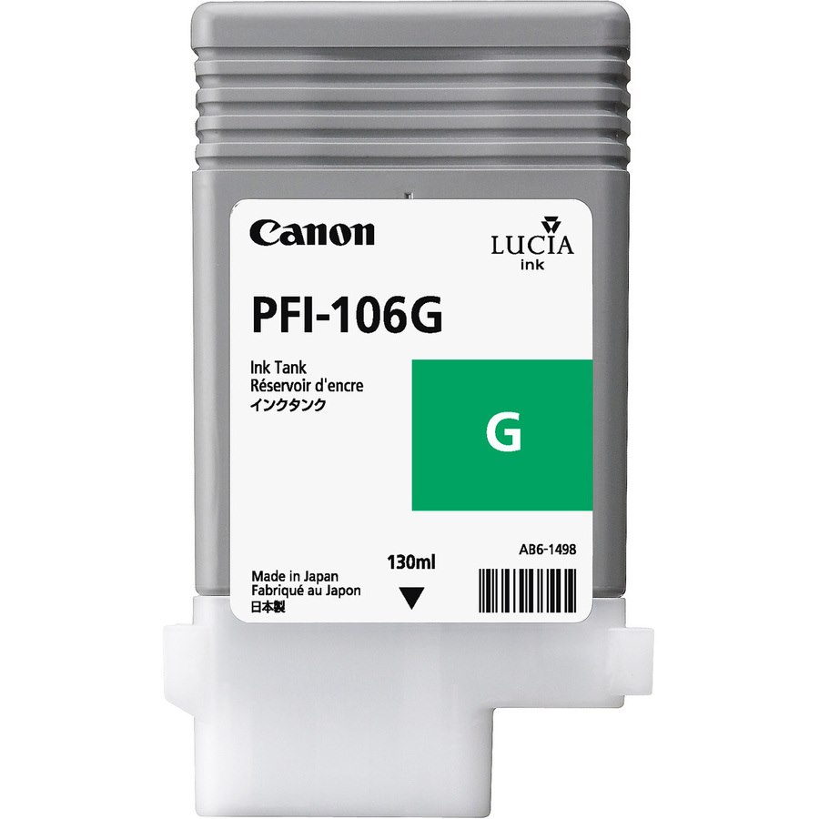 Canon Lucia EX PFI-106G Original Inkjet Ink Cartridge - Green Pack