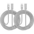 SIIG Zinc Alloy USB-C to USB-A Charging & Sync Braided Cable - 6.6ft, 2-Pack
