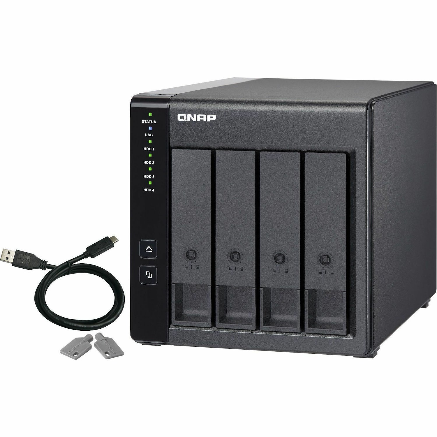 QNAP 4 Bay USB Type-C Direct Attached Storage with Hardware RAID