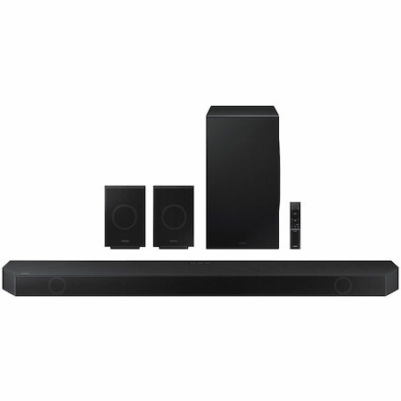 Samsung HW-Q990D 11.1.4 Bluetooth Sound Bar Speaker - 656 W RMS - Alexa Supported - Graphite Black