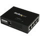 StarTech.com 4 Port Gigabit Midspan - PoE+ Injector - 802.3at and 802.3af