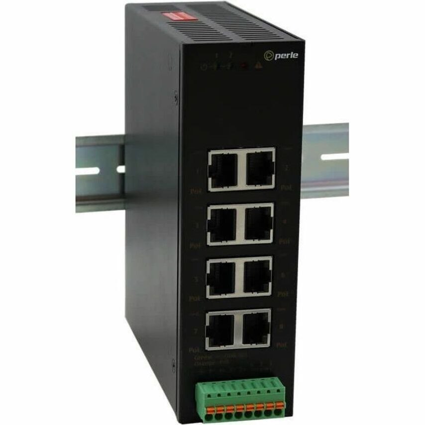 Perle 8-Port Industrial Gigabit PoE Switch