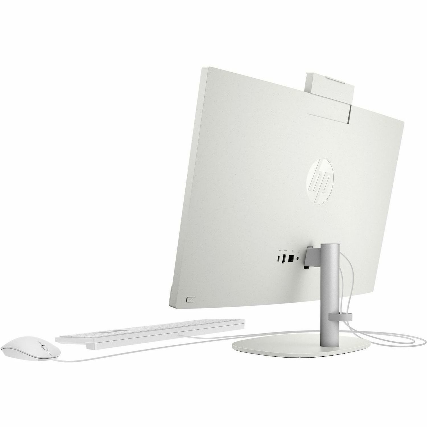 HP 24-cr0000 24-cr0077c All-in-One Computer - AMD Ryzen 5 7520U - 8 GB - 512 GB SSD - 23.8" Full HD - Desktop - Shell White - Refurbished