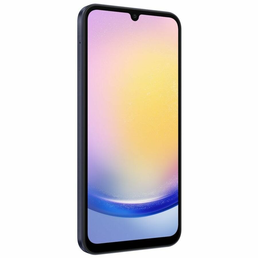 Samsung Galaxy A25 5G SM-A256B/DSN 128 GB Smartphone - 16.5 cm (6.5") Super AMOLED Full HD Plus 1080 x 2340 - Octa-core (Cortex A78Dual-core (2 Core) 2.40 GHz + Cortex A55 Hexa-core (6 Core) 2 GHz - 6 GB RAM - Android 14 - 5G - Blue Black