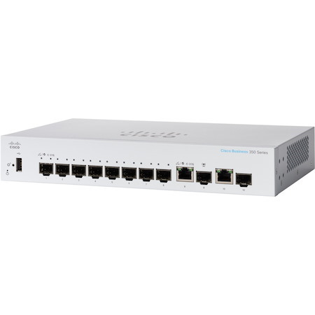 Cisco Business 350 CBS350-8S-E-2G 2 Ports Manageable Ethernet Switch - Gigabit Ethernet - 1000Base-T, 1000Base-X