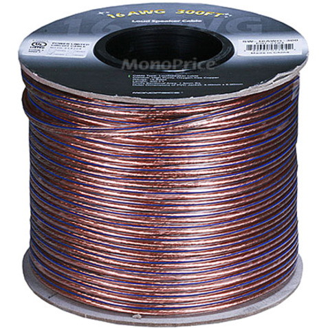 Monoprice 300ft 16AWG Enhanced Loud Oxygen-Free Copper Speaker Wire Cable