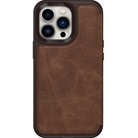 OtterBox Strada Carrying Case (Folio) Apple iPhone 13 Pro Smartphone - Espresso Brown