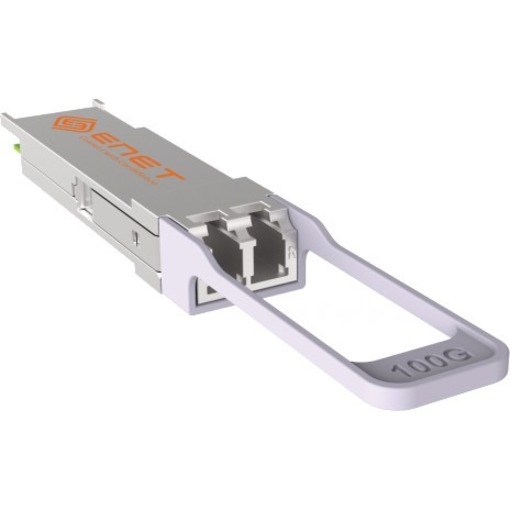 ENET Juniper Compatible JNP-QSFP-100G-ZR4 TAA Compliant Functionally Identical 100GBASE-ZR4 QSFP28 1295/1300/1304/1309nm 80km SMF Duplex LC