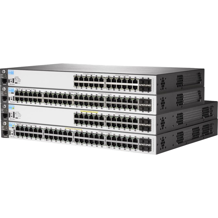 Aruba 2530-24-PoE+ Fast Ethernet Switch - 24 10/100 Network Ports, 2 Gigabit RJ45/SFP uplinks - Fully Managed - Layer 2