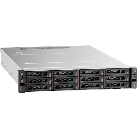 Lenovo ThinkSystem SR550 7X04A07XAU 2U Rack Server - 1 x Intel Xeon Silver 4208 2.10 GHz - 16 GB RAM - Serial ATA/600, 12Gb/s SAS Controller