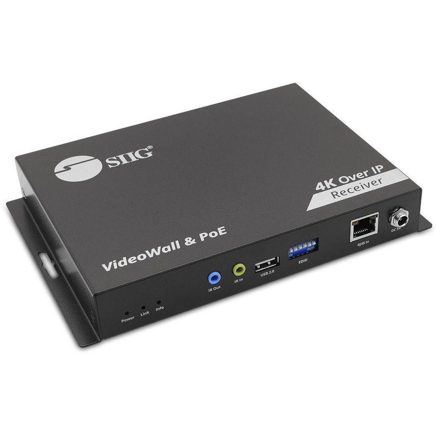 SIIG 4K 60Hz 18Gbps HDMI over IP Matrix - Decoder (RX) 394ft TAA Compliant