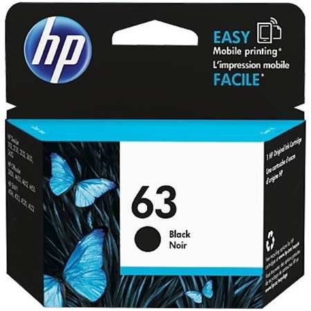 HP 63 Original Inkjet Ink Cartridge - Black Pack