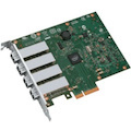 Axiom 1Gbs Quad Port SFP PCIe x4 NIC Card for Intel w/Transceivers - I350F4