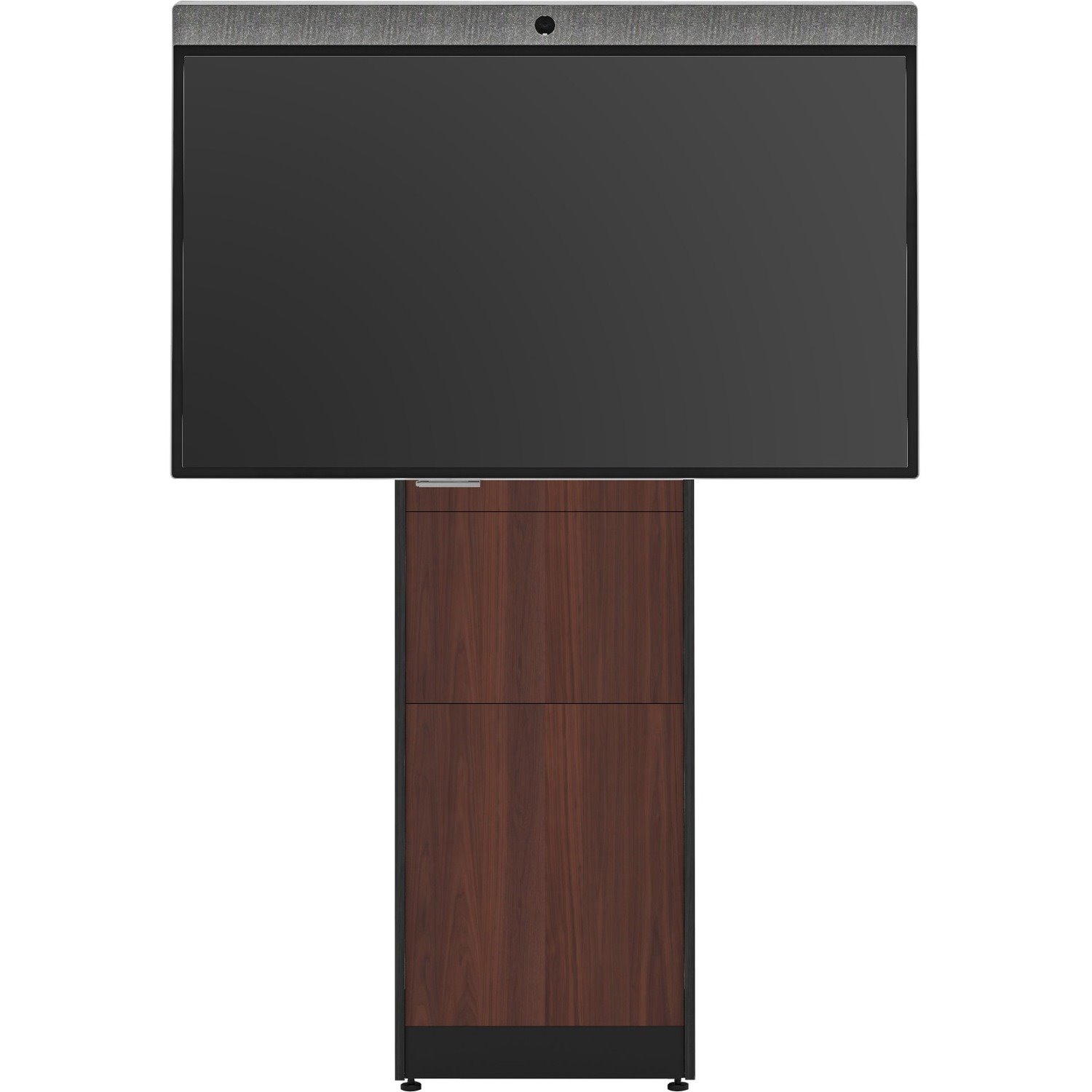 Salamander Designs Wall Mount for Electronic Equipment, Computer, Cable, Display, Camera, Speaker, Video Conference Equipment, Peripheral Device - Medium Walnut, Black