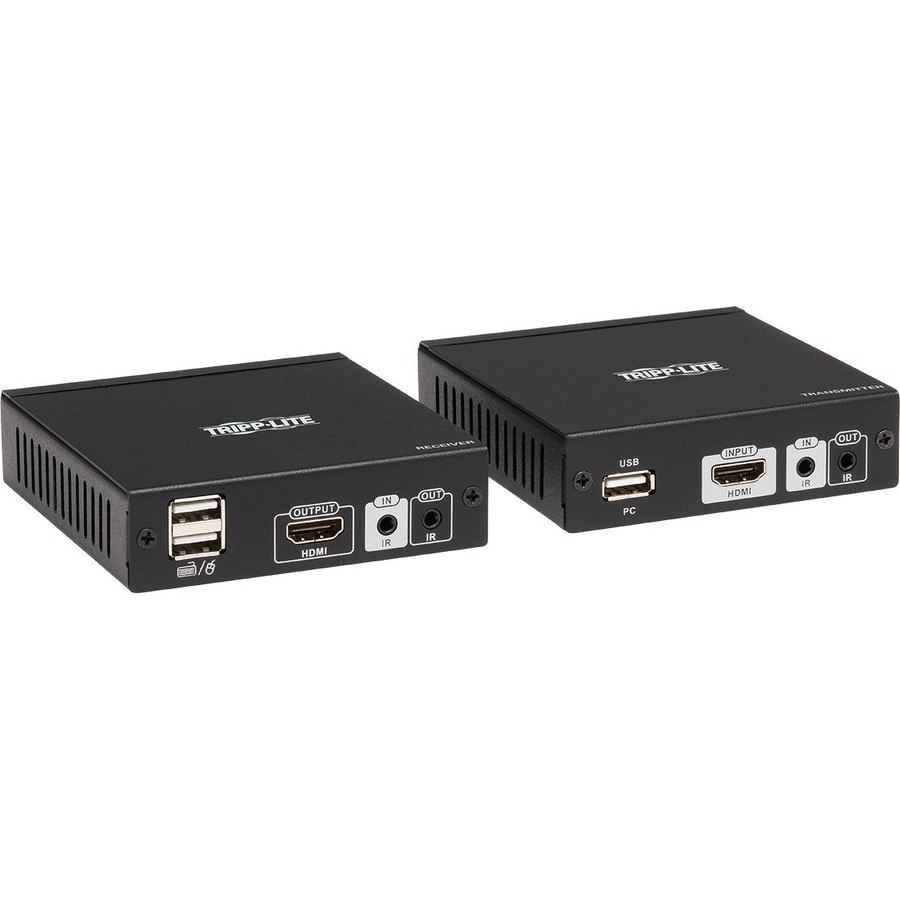Eaton Tripp Lite Series HDMI HDBaseT KVM Console Extender over Cat6 - 2 USB Ports, IR, 4K 30 Hz (130 ft.), 1080p (230 ft.)