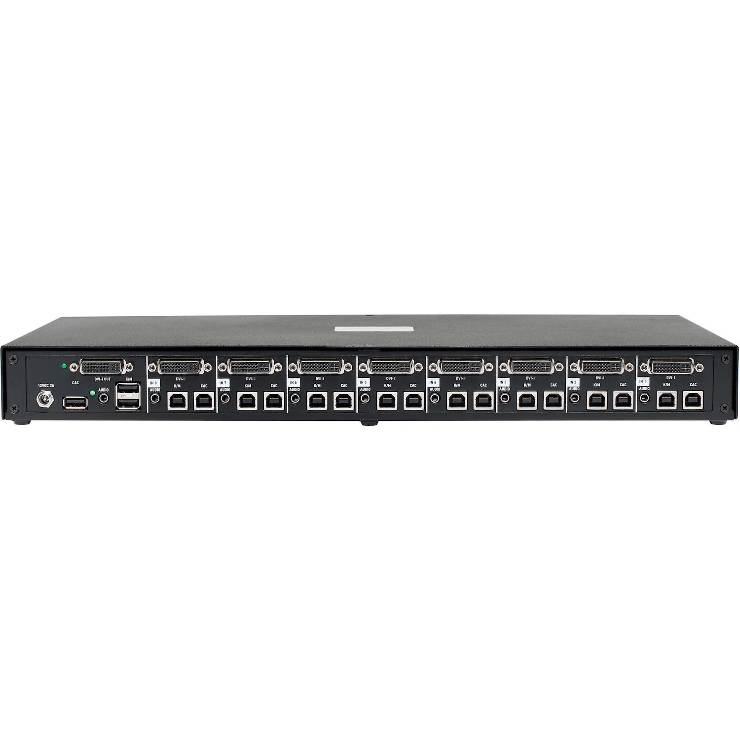 Tripp Lite by Eaton Secure KVM Switch, 8-Port, DVI to DVI, NIAP PP3.0 Certified, Audio, CAC Support, Single Monitor, TAA