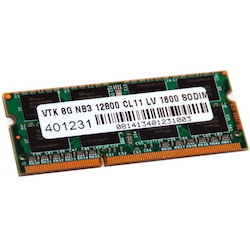VisionTek 8GB DDR3L Low Voltage 1600 MHz (PC3-12800) CL11 SODIMM - Notebook