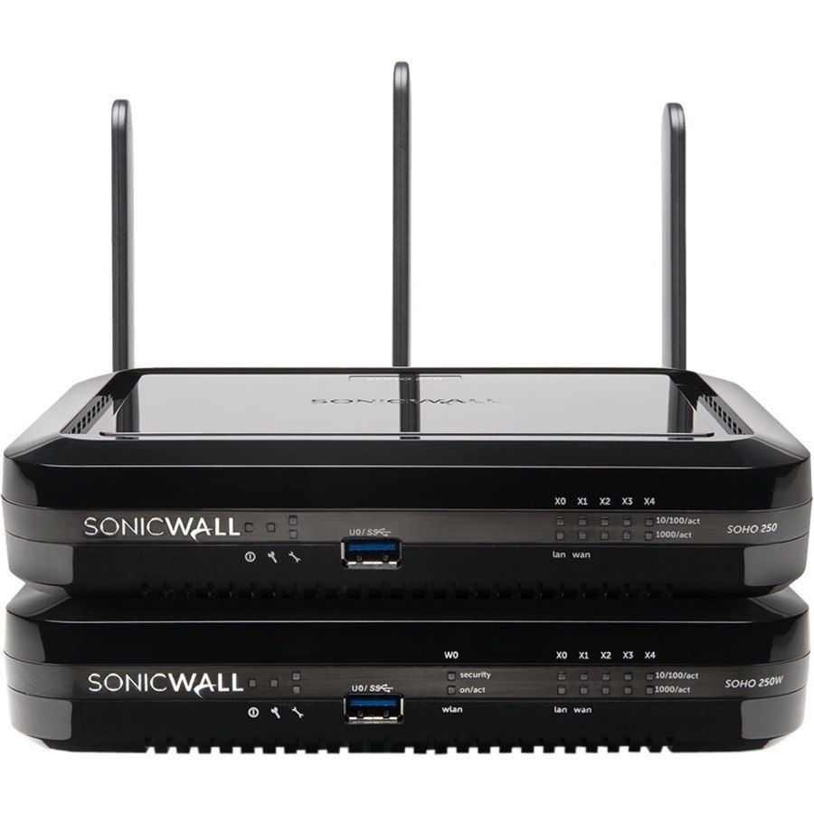 SonicWall SOHO 250 Network Security/Firewall Appliance