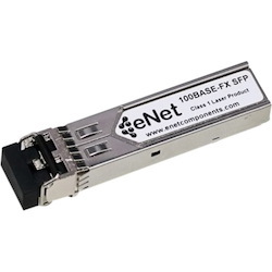 ENET Linksys Compatible MFEFX1 TAA Compliant Functionally Identical 100BASE-FX SFP 1310nm Duplex LC Connector