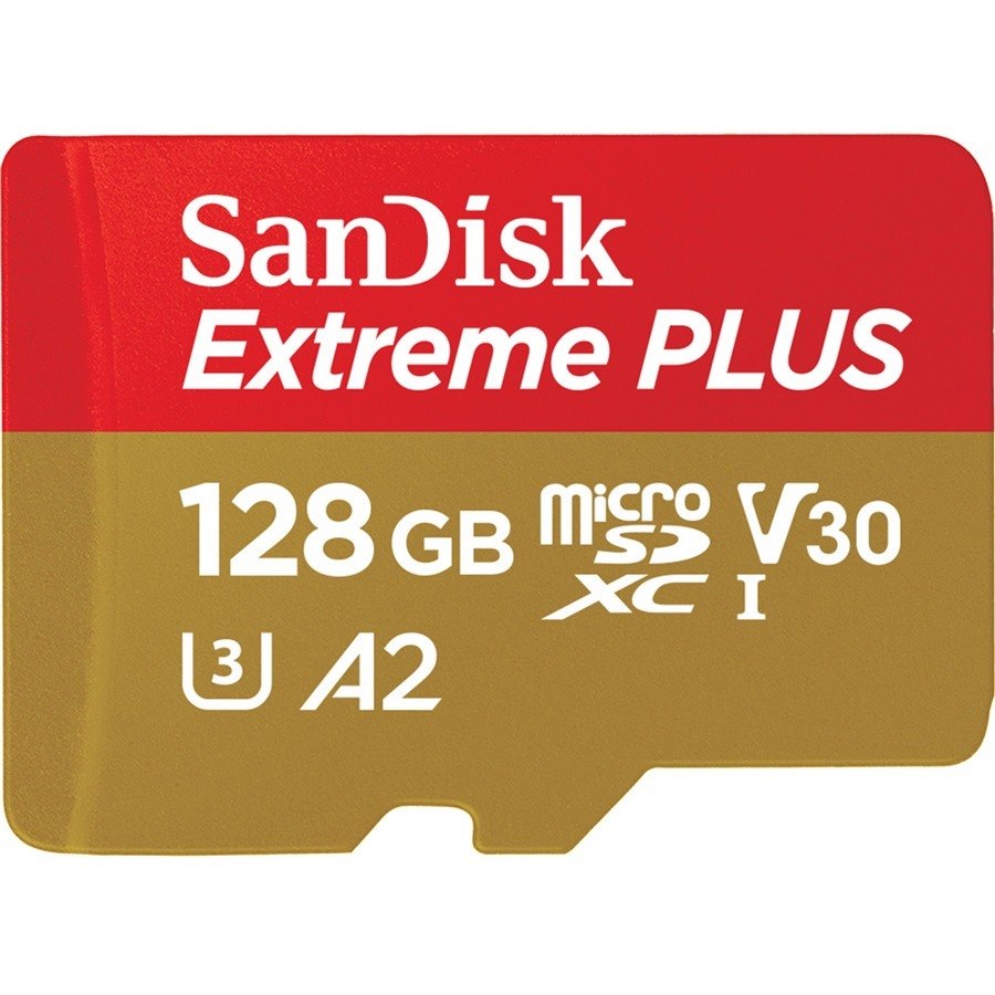 SanDisk Extreme PLUS 128 GB Class 10/UHS-I (U3) microSDXC