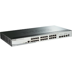 D-Link SmartPro DGS-1510 DGS-1510-28X 28 Ports Manageable Ethernet Switch - 10/100/1000Base-T, 10GBase-X