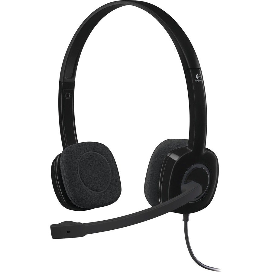 Logitech H151 Wired Over-the-head Stereo Headset - Black