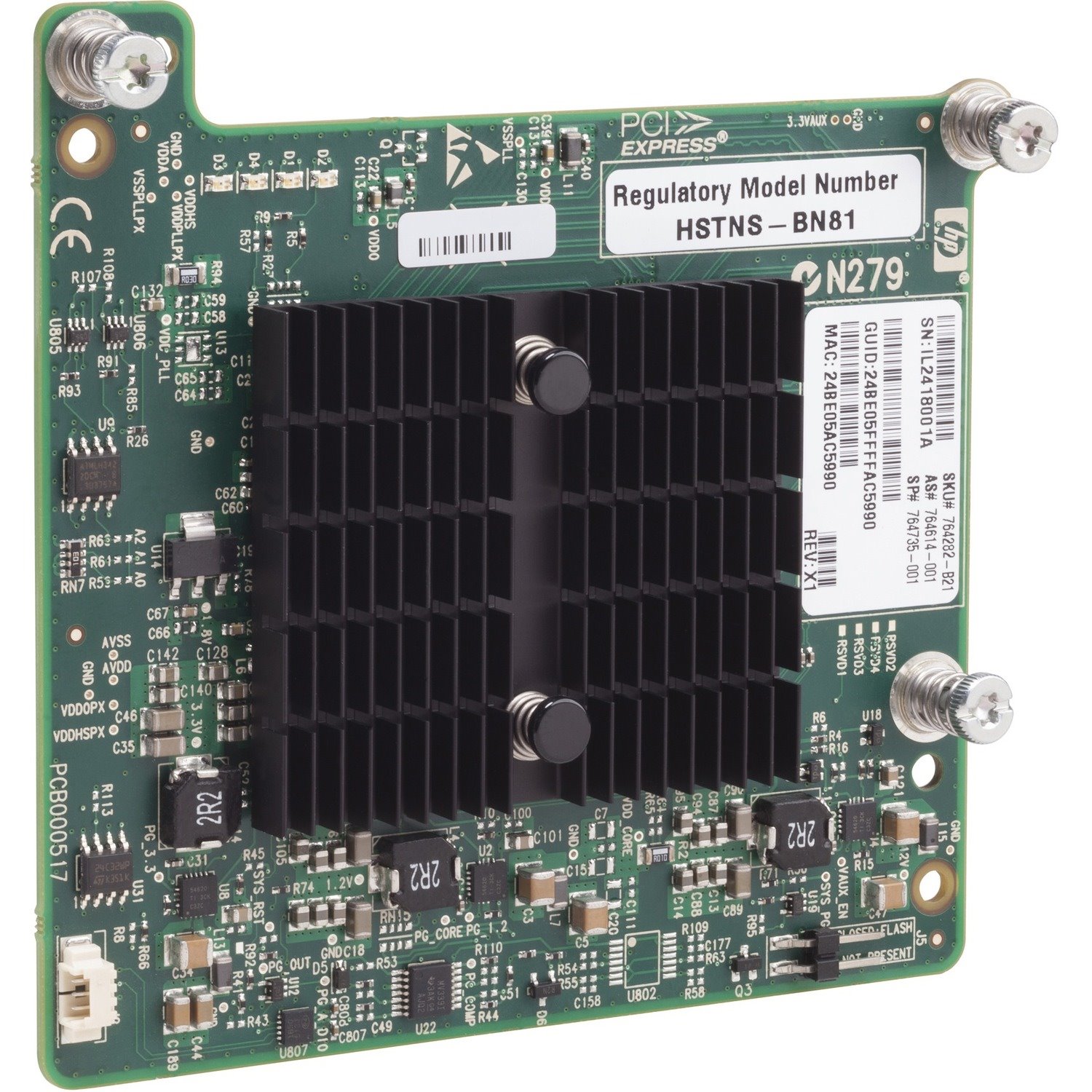 HPE InfiniBand QDR/Ethernet 10Gb 2-Port 544+M Adapter