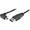 Tripp Lite by Eaton Universal Reversible USB 2.0 Cable (Reversible A to Right-Angle 5Pin Mini B M/M), 3 ft. (0.91 m)
