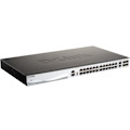 D-Link DGS-3130 DGS-3130-30PS 26 Ports Manageable Ethernet Switch - Gigabit Ethernet - 1000Base-T