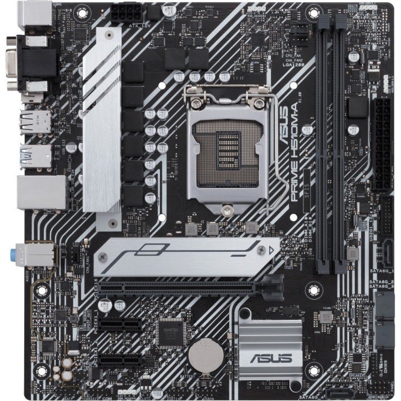 Asus Prime H510M-A Desktop Motherboard - Intel H510 Chipset - Socket LGA-1200 - Micro ATX