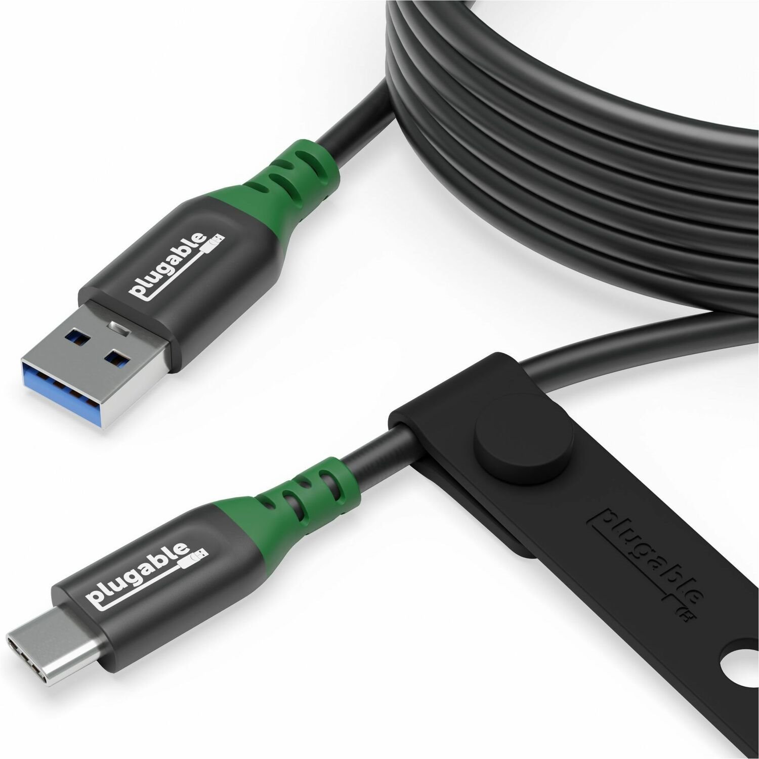 Plugable USB C to USB A Cable, USB 3.2 Gen 2 USB Cables, 3A (15W) Charging USB C Data Cable