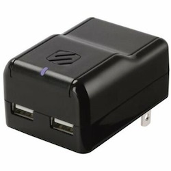 Scosche reVOLT h2 - 2 Port USB Wall Charger (10 Watts Per Port)