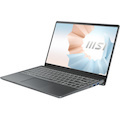 MSI Modern 14 B11S Modern 14 B11MOU-1024 14" Rugged Notebook - Full HD - 1920 x 1080 - Intel Core i5 11th Gen i5-1155G7 2.50 GHz - 8 GB Total RAM - 512 GB SSD - Carbon Gray