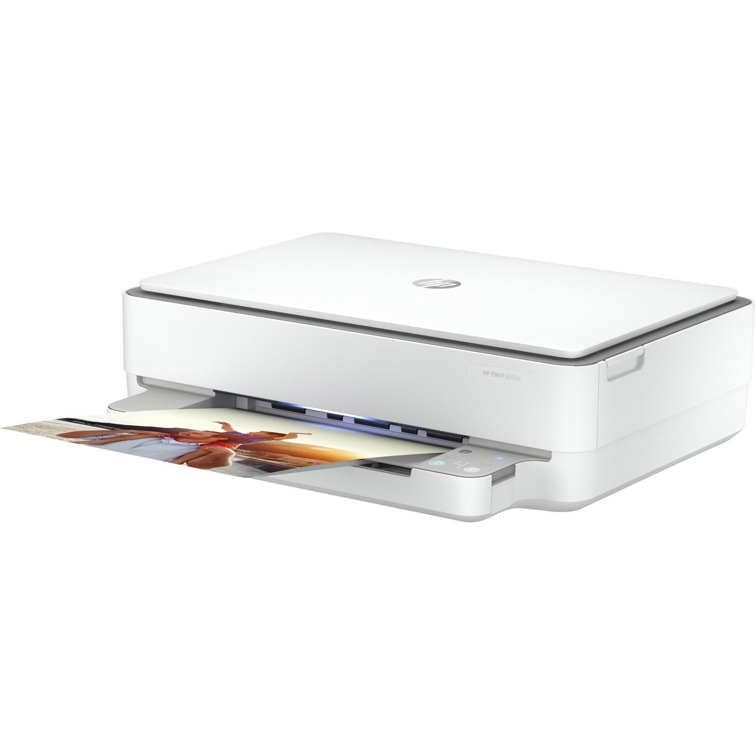 HP Envy 6055e Wireless Inkjet Multifunction Printer-Color-Copier/Scanner-4800x1200 Print-Automatic Duplex Print-1000 Pages Monthly-100 sheets Input-Color Scanner-1200 Optical Scan-Wireless LAN-HP Smart App-Apple AirPrint-Mopria