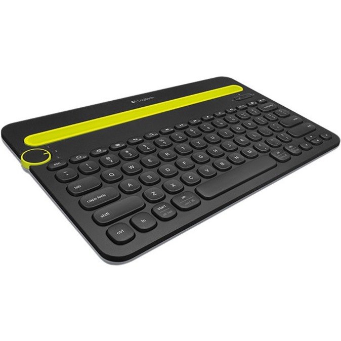 Logitech K480 Keyboard - Wireless Connectivity - Black