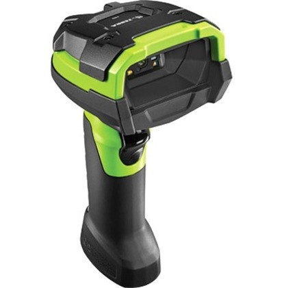 Zebra DS3678-ER Handheld Barcode Scanner - Wireless Connectivity - Industrial Green